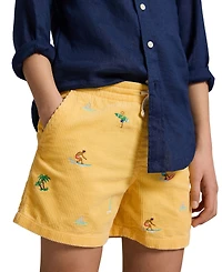 Polo Ralph Lauren Boys' 8-20 Prepster Embroidered Corduroy Shorts
