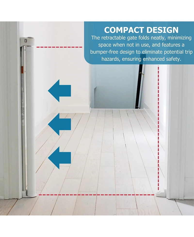 Cardinal Gates Child & Pet Retractable Safety Gate