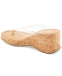 Kenneth Cole Reaction Women's Rixton Wedge Thong Sandals