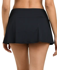 La Blanca Women's Island Goddess Pleated Swim Skirt