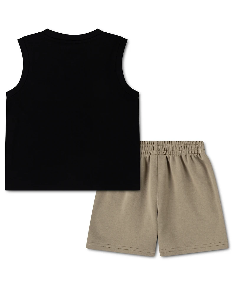 Jordan Boys' 2T-4T Crewneck Tank Top and Shorts, 2-Piece Set