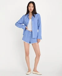 Good American Women's Lace-Trimmed Boxer Shorts, Regular & Plus