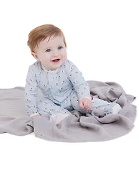 Magnetic Me Baby Boys' Footie, Reversible Bib, and Blanket Gift, 3-Piece Set