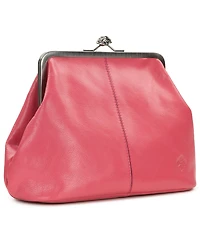 Patricia Nash Medium Sofia Kisslock Leather Bag