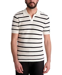 Karl Lagerfeld Paris Men's Short-Sleeve Regular-Fit Polo Sweater