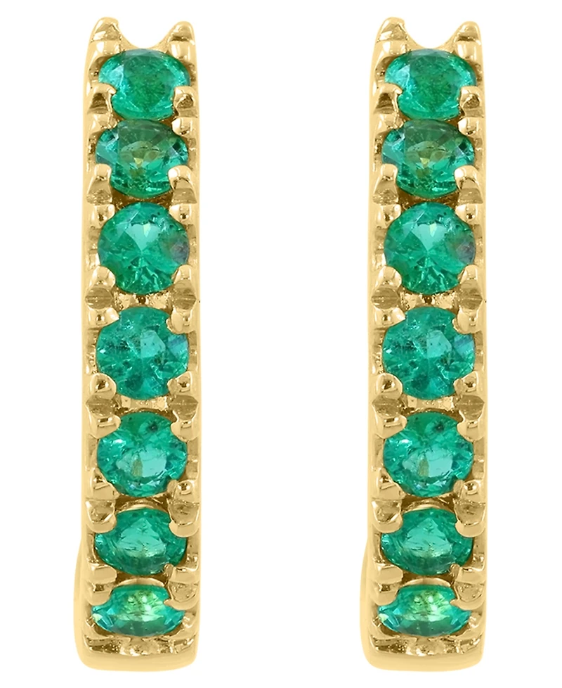 Effy Collection Emerald (1/3 ct. t.w.) Earrings 14k Yellow Gold (Also Available Sapphire)