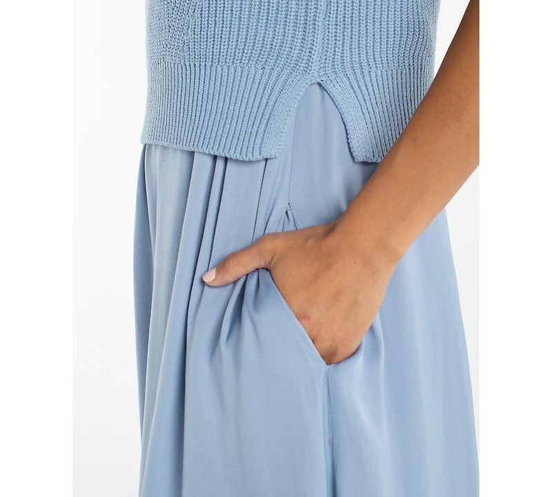 Liverpool Los Angeles Women's Crew Neck Sweater Dress