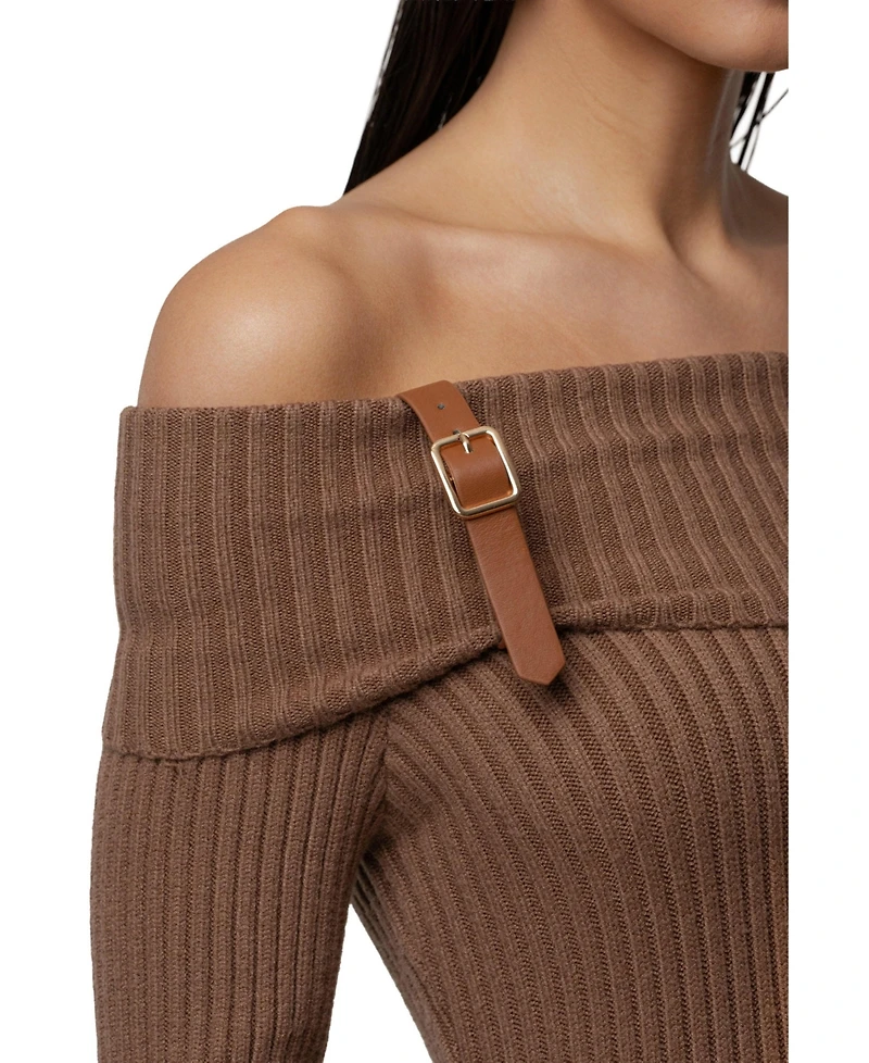 Jluxlabel Women's Kira Ribbed Midi Dress