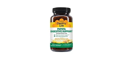 Country Life Papaya Digestive Support, 500 Wafers