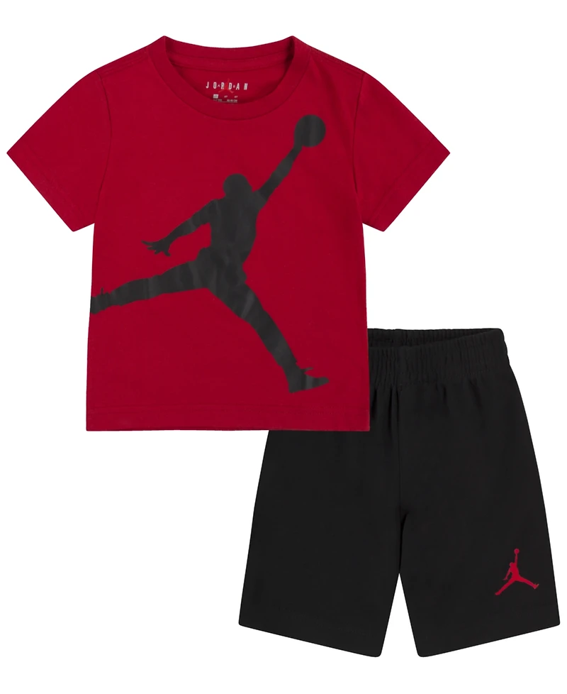 Jordan Toddler Boys 2-Piece Jumbo Jumpman T-Shirt and Shorts Set