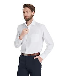 Club Room Men's Regular-Fit Solid Dress Shirt, Macy's Exclusive