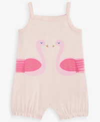 First Impressions Baby Girls' 0M-24M Two Flamingos Sunsuit, Macy's Exclusive