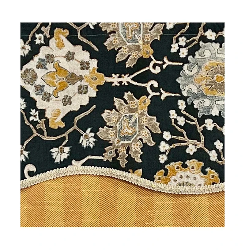 Rlf Home Centennial Glory Window Treatment Premium Quality Valance 3" Rod Pocket