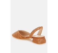 Kinjay Pointy Toe Slingback Sandals