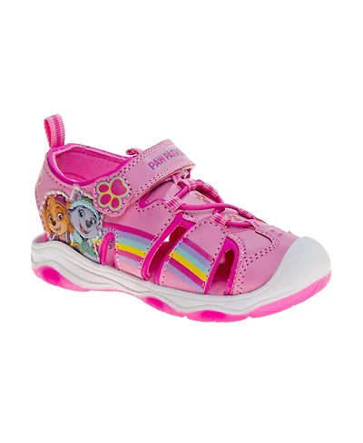 Nickelodeon Big Girls Paw Patrol Hook & Loop Closed Toe Sport Sandals Protection Outdoor Ready Durable