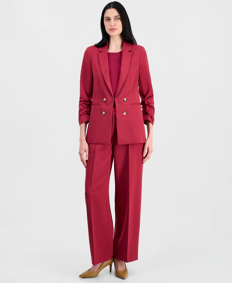 Tahari Asl Women's Faux Double-Breasted Jacket