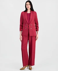 Tahari Asl Women's Faux Double-Breasted Jacket