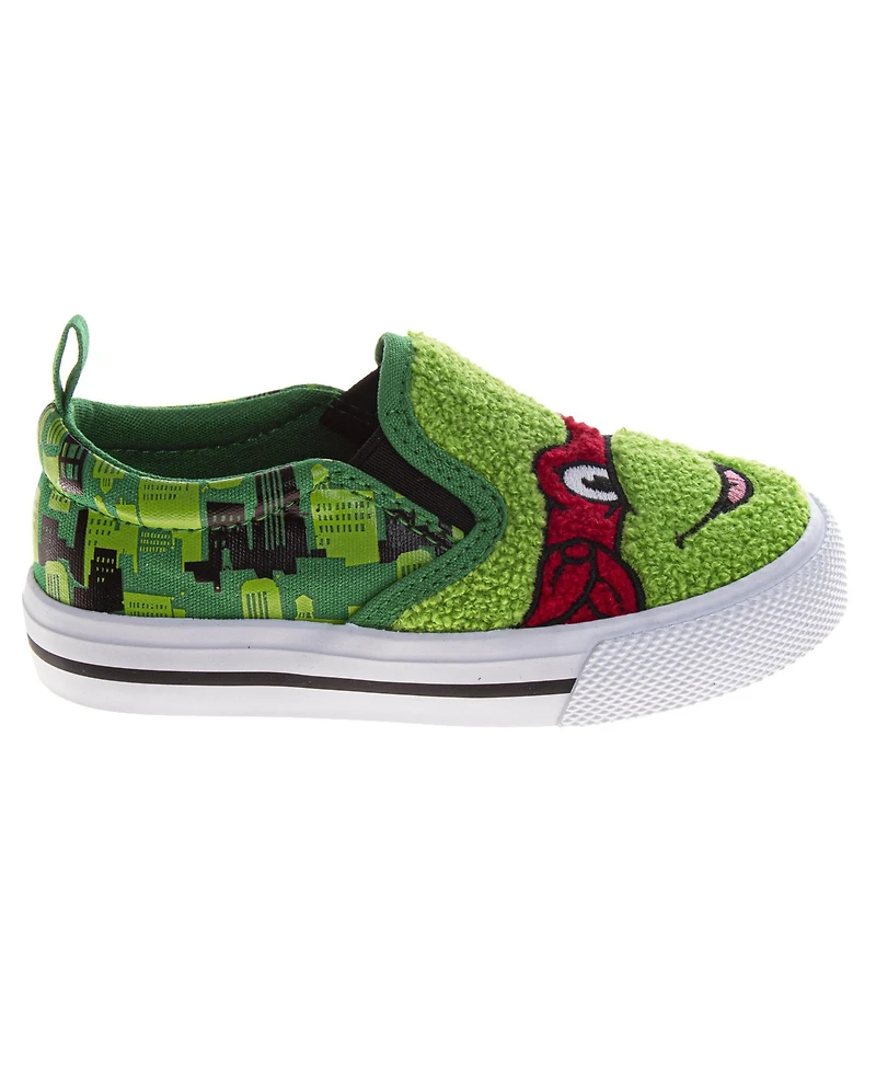 Nickelodeon Big Boys Teenage Mutant Ninja Turtles Slip-On Canvas Shoes