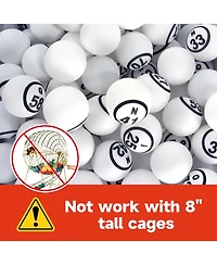 Gse Games & Sports Expert 1.55" Replacement Bingo Balls of Ping Pong Size