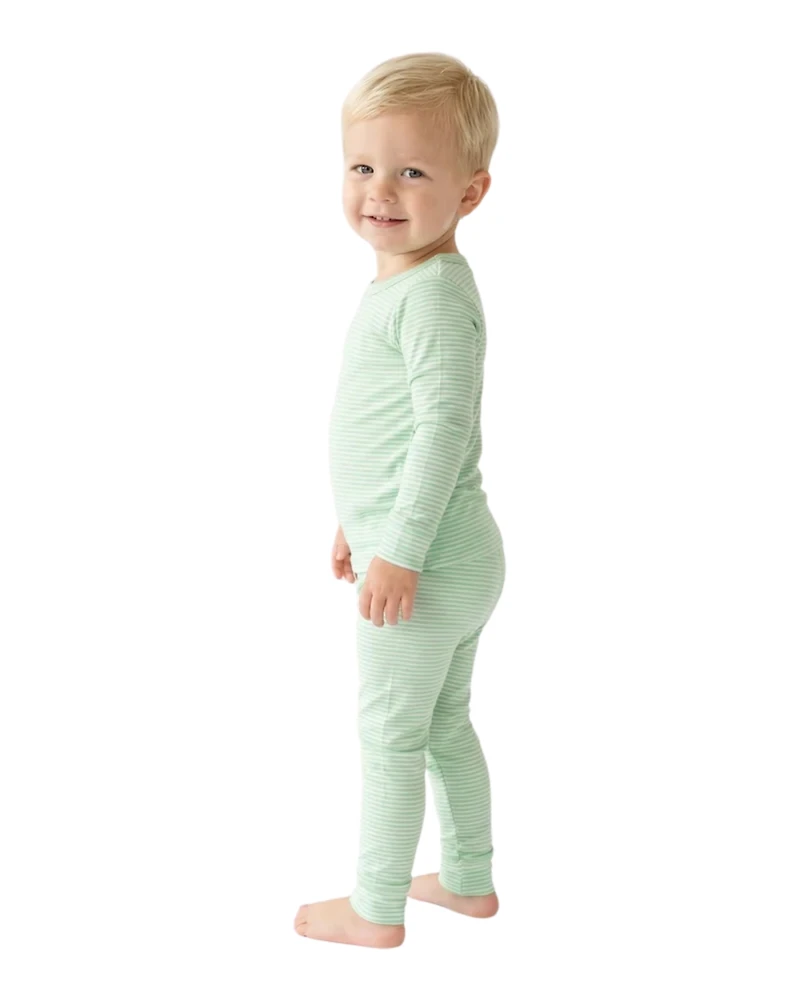 Motette Toddler Boys Pear Stripe Pajama Set