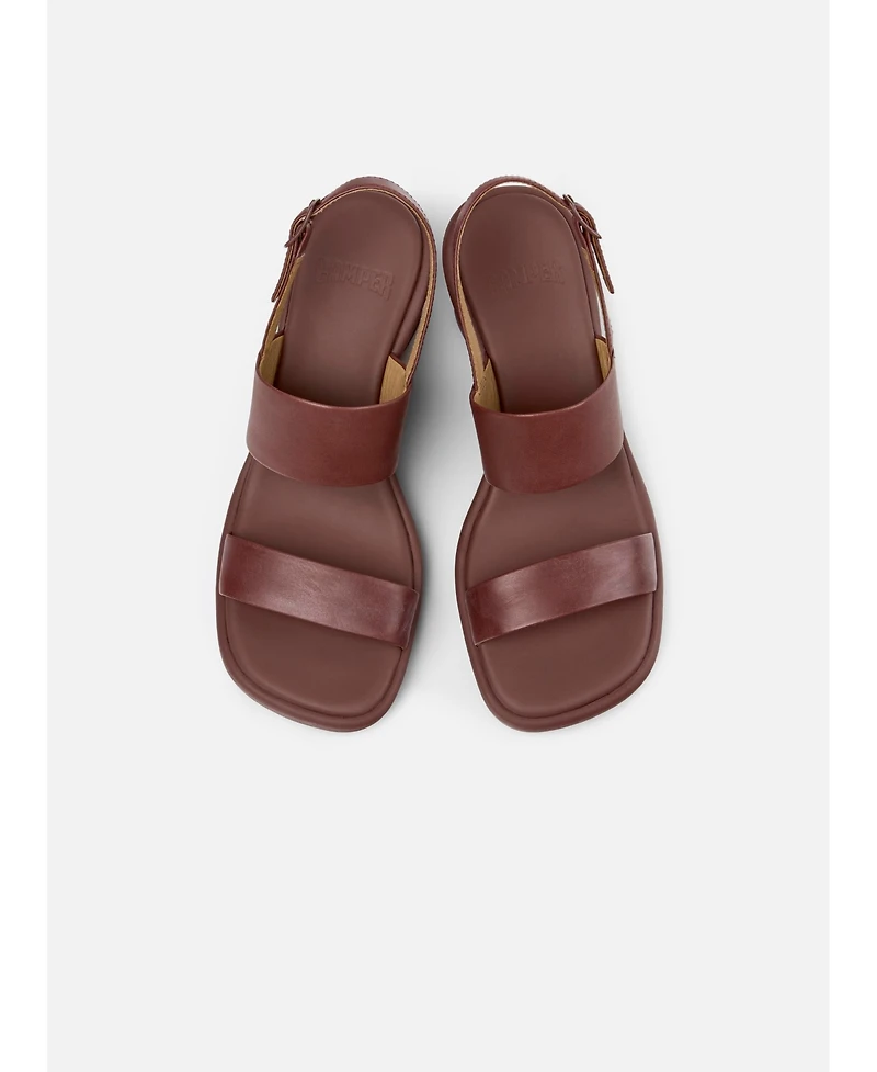 Camper Women's Louise Sandal Leather 2-Strap