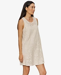 Sanctuary Women's Sleeveless Lace Tank Mini Dress