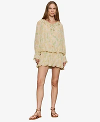 Sanctuary Women's Bubble Hem Tired Mini Dress