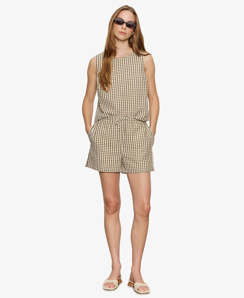 Sanctuary Women's Seersucker Gingham Shorts