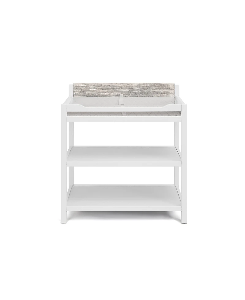 Flynama Modern Multi Purpose Changing Table Gray Finish with Removable Tray Convertible to Bookshelf