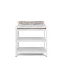 Flynama Modern Multi Purpose Changing Table Gray Finish with Removable Tray Convertible to Bookshelf