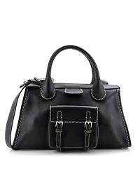 Pre-Owned Chloe Medium Edith Nm Satchel Leather