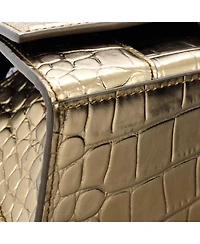 Pre-Owned Balenciaga Xs Hourglass Top Handle Bag Embossed Leather