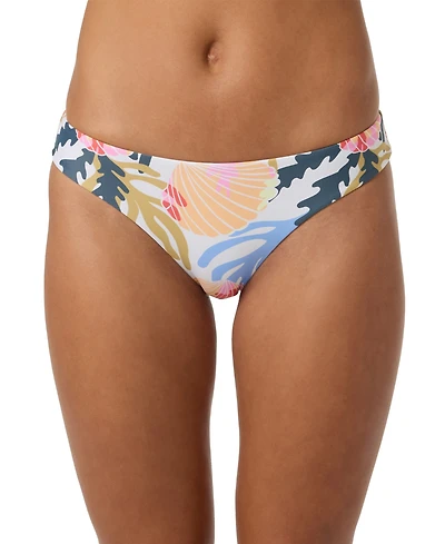 O'Neill Women's Cora Geo Comber Mid-Rise Bikini Bottom
