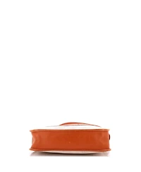 Pre-Owned HERMES Pm Evelyne Bag Gen Iii Toile and Leather