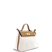 Pre-Owned HERMES 35 24/24 Bag Canvas and Swift