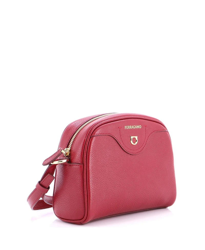 Pre-Owned Salvatore Ferragamo Mini Gancio Camera Bag Leather