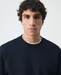 Mango Men's Cotton Regular-Fit Sweatshirt