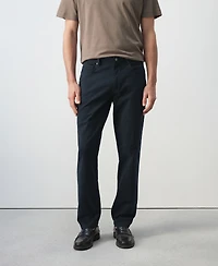 Mango Men's Regular-Fit Cotton Pants