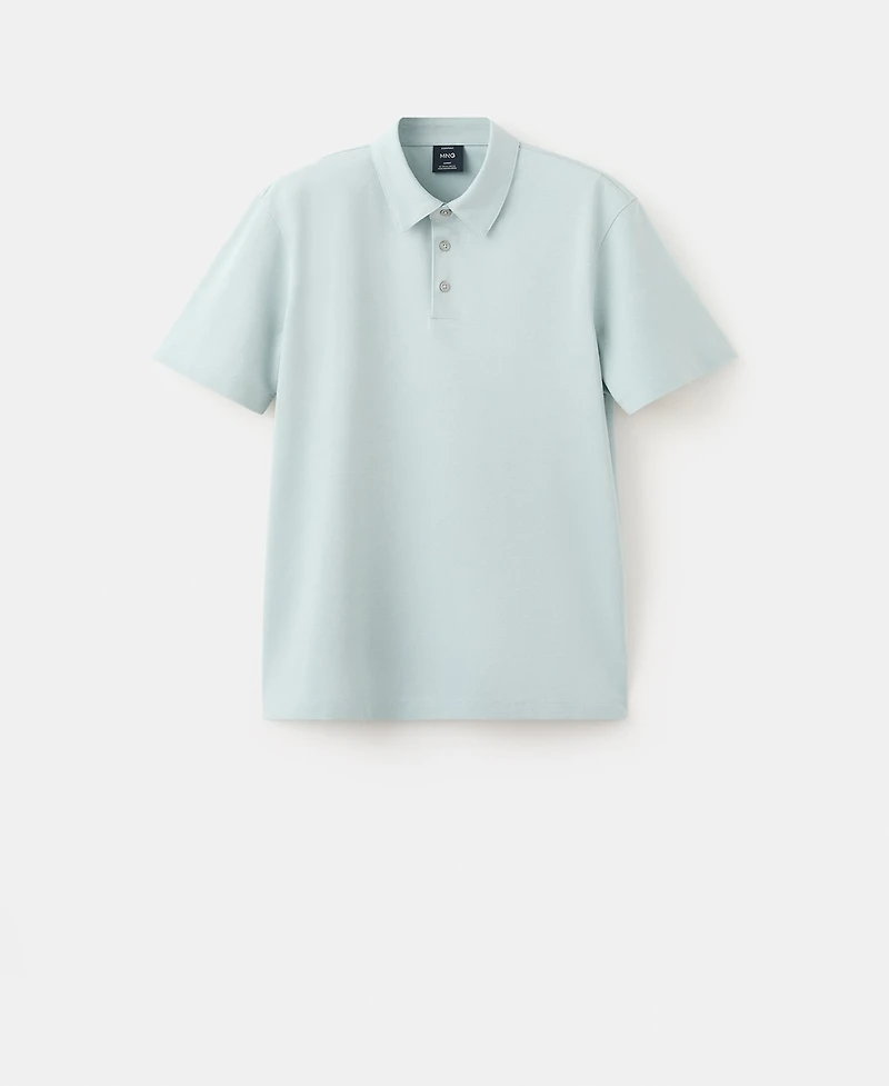 Mango Men's Slim Fit Pique Polo Shirt