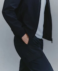 Mango Men's Slim Fit Comfort Stretch Cargo Pants