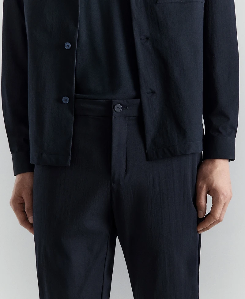 Mango Men's Slim-Fit Water-Repellent Pants