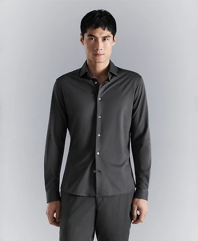 Mango Men's Comfort Stretch Non-Iron Shirt