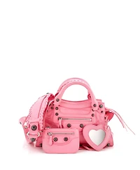 Pre-Owned Balenciaga Xs Neo Cagole City Bag Leather