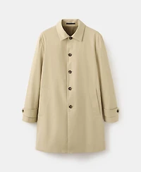 Mango Men's Water-Repellent Pockets Trench Coat