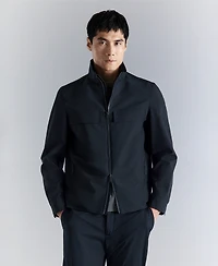 Mango Men's Pockets Water-Repellent Jacket