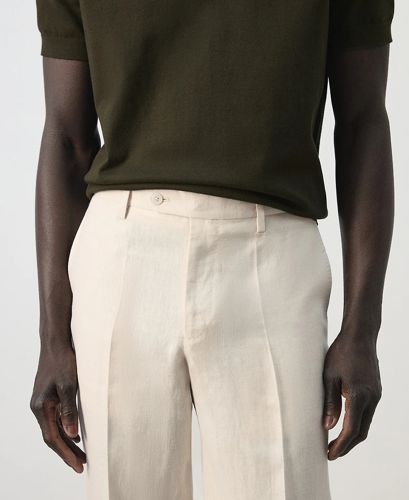 Mango Men's Amalfi Linen Slim-Fit Suit Pants