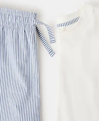 Mango Men's 2-Piece Mixed T-Shirt and Pajama