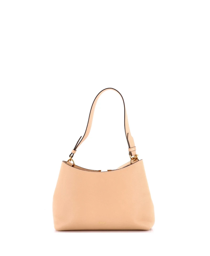 Pre-Owned Versace Small Virtus Hobo Leather