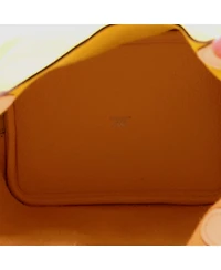 Pre-Owned HERMES Pm Picotin Lock Bag Bicolor Clemence