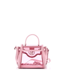 Pre-Owned Versace Small La Medusa Top Handle Bag Pvc with Leather